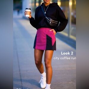 Adidas Climacool Magenta and Black Women's Skort